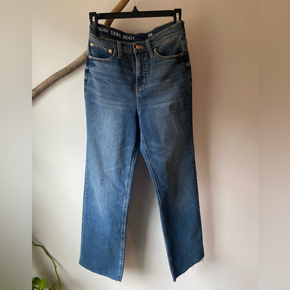 JCrew Slim Demi Boot Jeans size 26